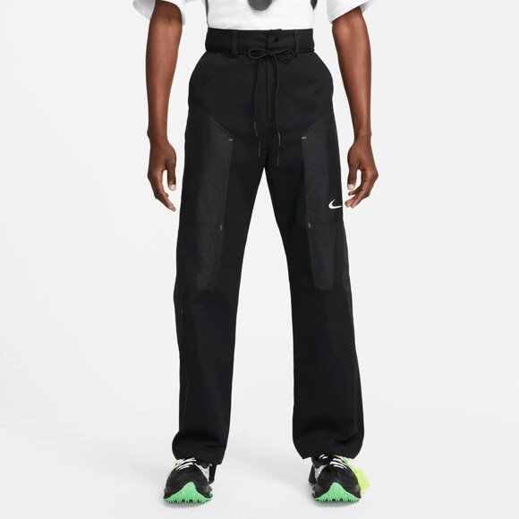 Nike x Off-White Virgil Utility Wide Leg Pants Black CU2500-010 Mens XS $250 NEW - Picture 1 of 16